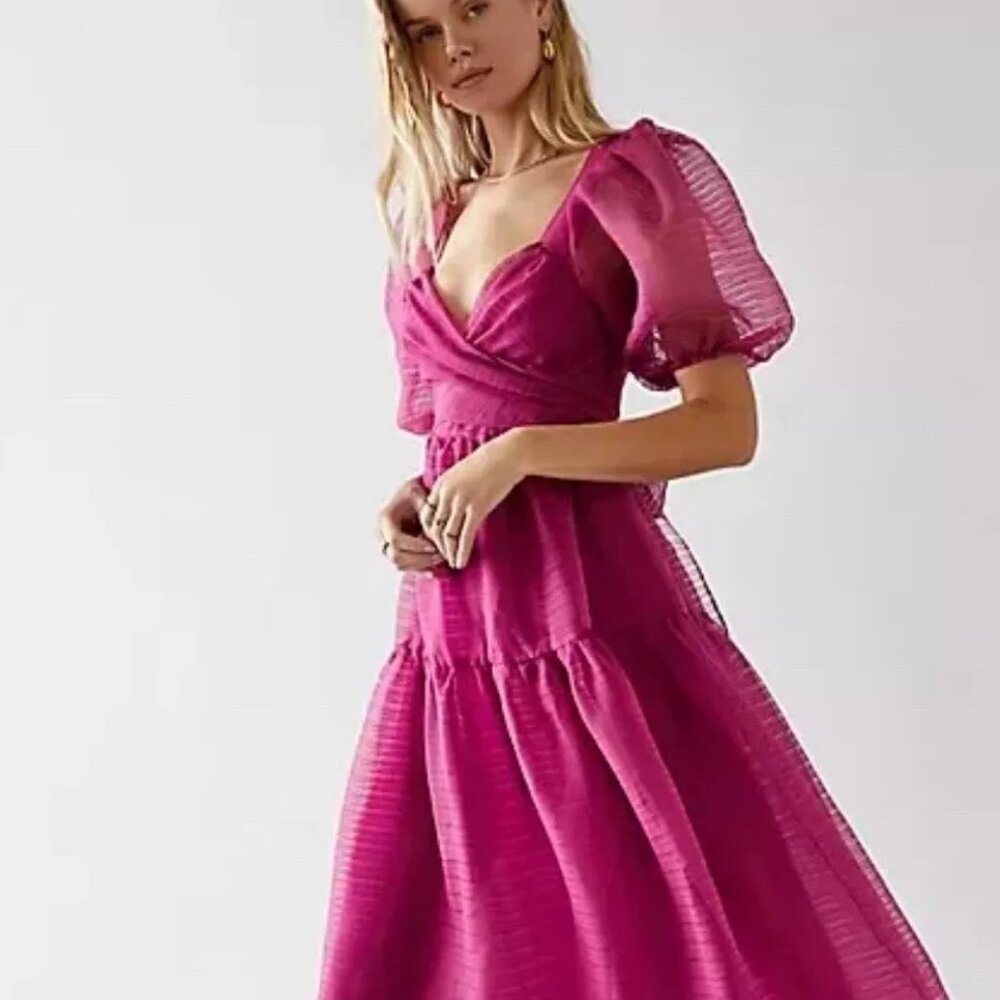 ✨ Free People Hailey Dress – Fuchsia – Size 2 ✨